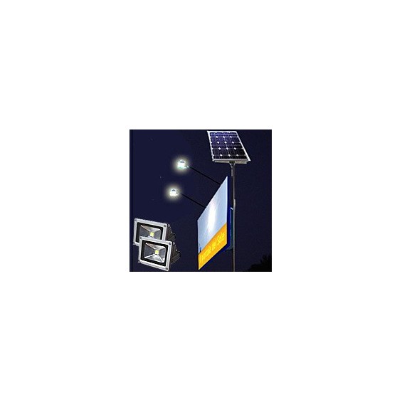 Kit illuminazione insegna a energia solare