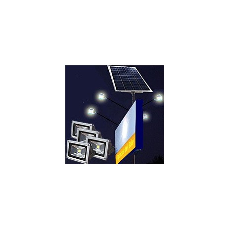 Kit illuminazione insegna a energia solare